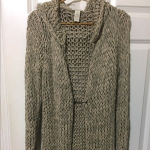 Mint condition- White + Warren long sweater/duster